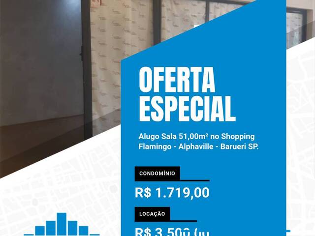 #SL: 0121 - Sala para Locação em Barueri - SP